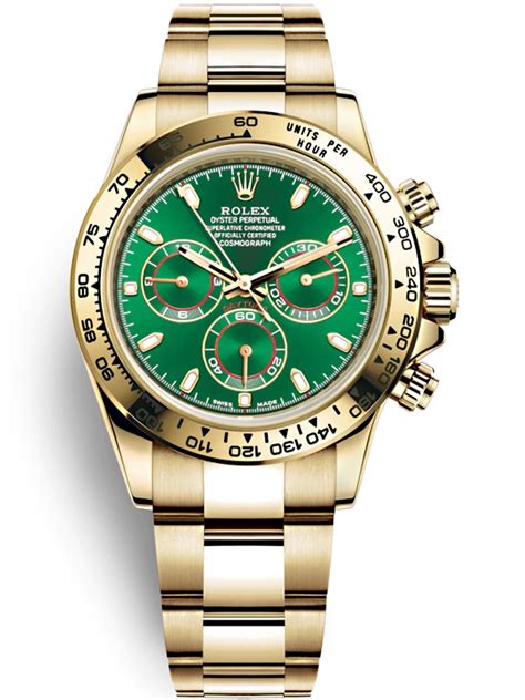 rolex daytona yellow gold green dial retail price|daytona Rolex gold price.